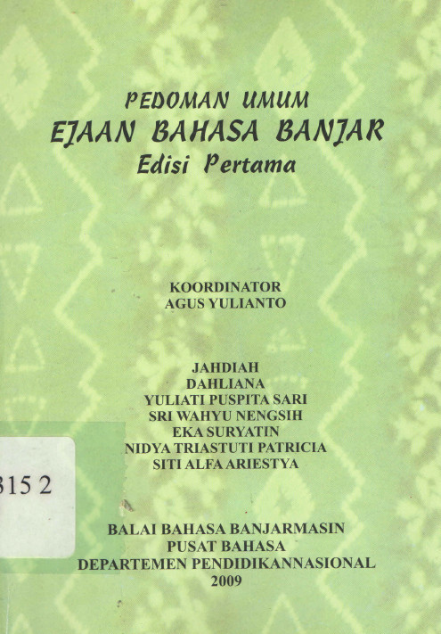 Pedoman Umum Ejaan Bahasa Banjar